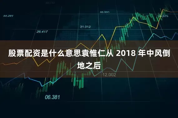 股票配资是什么意思袁惟仁从 2018 年中风倒地之后